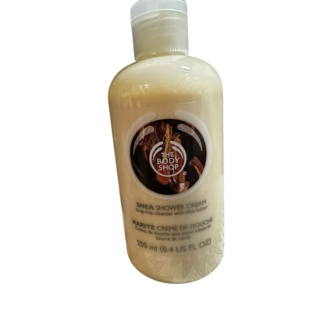 The Body Shop Shea Shower Cream NEW 250ml/8.4 fl Oz Soap Free Cleanser Shea